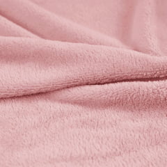 CORTE 0,80x2,50m Fleece Rosa Bebê 2,50m  