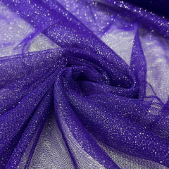 Tule Glitter Roxo RRR Tule Glitter Roxo RRR