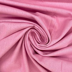 CORTE 0,70x1,50cm Linho Misto Rosa Chiclete 