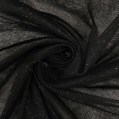 Tule Glitter Preto com Preto RRR