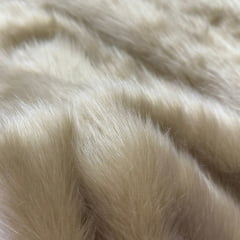 CORTE 0,70x1,50cm Pele Alta Super Densa Bege Claro