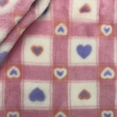 Fleece Xadrez dos Corações RRR