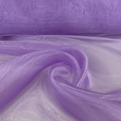 CORTE 0,80x1,50cm Organza Cristal Lilás CORTE 0,80x1,50cm Organza Cristal Lilás