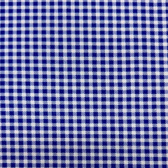 CORTE 0,80x1,50m Tricoline Mini Xadrez Azul  