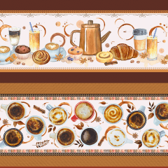 CORTE 0,50x1,50cm Tricoline Barrada Café