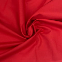 CORTE 0,50x1,50cm Tricoline Lisa Vermelho Sangue