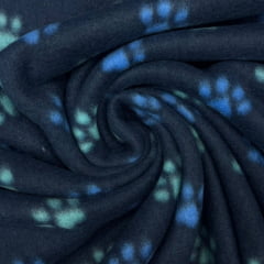 CORTE 0,50x1,60m Soft Patinhas Azul Marinho