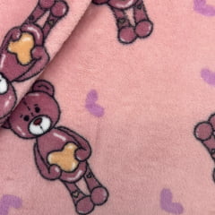 Fleece Ursinhos Rosas RRR