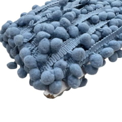 Pompom Grelot Azul Claro 25mt