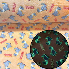 Fleece Brilha Dinos no Escuro