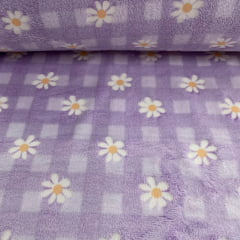 Fleece Brilha no Escuro Floral