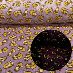 Fleece Brilha Raposinhas 