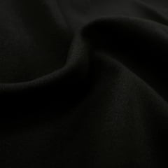 Tecido Lã Batida Preto 