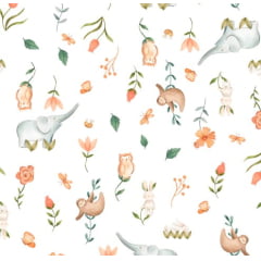 Tricoline Bichinhos Aquarela