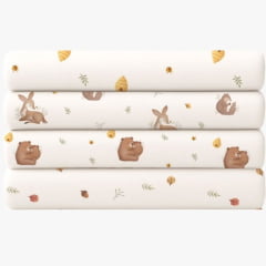 Kit Tricoline Autoral Baby Malú 4 Cortes de 50x70cm RELÂMPAGO