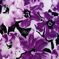 Liganete Floral Roxo