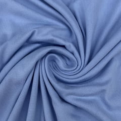 Malha Pijama Suede Azul Claro