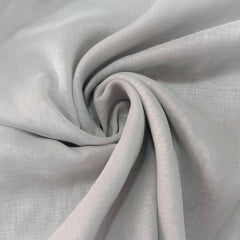 Tecido Voil Toque de Seda Cinza RELÂMPAGO Tecido Voil Toque de Seda Cinza RELÂMPAGO