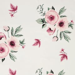 Microfibra Floral de Rosas 2,40m