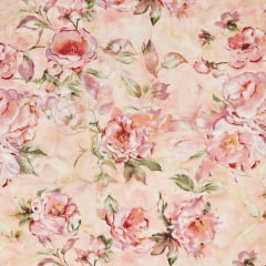 Microfibra Floral Doce Encanto 2,40m