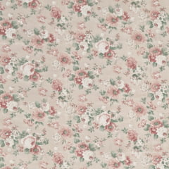 Microfibra Floral Rosa Antigo 2,40m