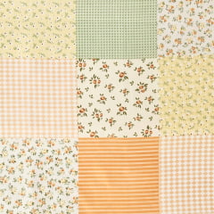 Microfibra Patchwork Laranja 2,40m