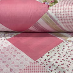 Microfibra Patchwork Rosa 2,40m 
