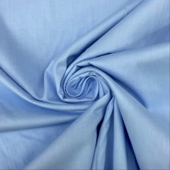 Percal 300 Fios Azul Bebê 2,50m  