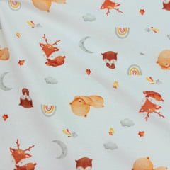 Flanela Cueiro Digital Bichos Bebê Flanela Cueiro Digital Bichos Bebê