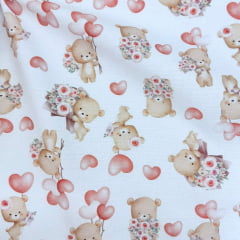 Fustão Digital Ursinhos do Amor Fustão Digital Ursinhos do Amor