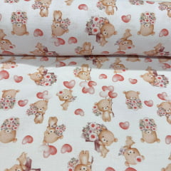 Fustão Digital Ursinhos do Amor