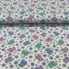 Flanela Cueiro Gatinhos 