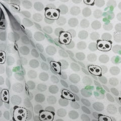 Flanela Cueiro Pandas Fofos Flanela Cueiro Pandas Fofos