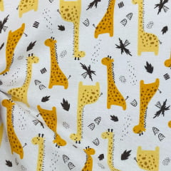 Flanela Cueiro Premium Girafinhas