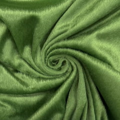 Tecido Velboa Verde Musgo