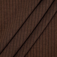 Alfaiataria Risca de Giz Linho Marrom