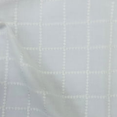 Cambraia de Algodão Grid Off White Cambraia de Algodão Grid Off White