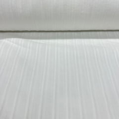 Crepe de Algodão Liso Maquinetado Branco RRR