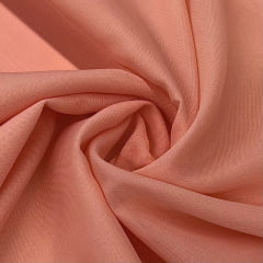 Musseline Chiffon Coral