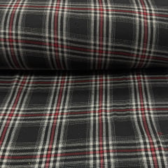 Flanela Xadrez Vermelho e Preto