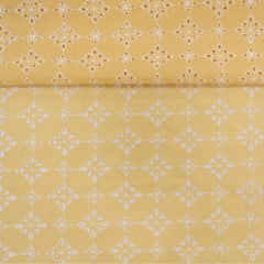 Layse Algodão Geometrico Amarelo Layse Algodão Geometrico Amarelo