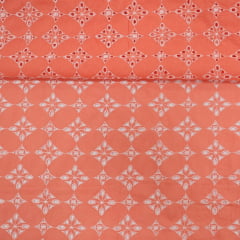 Layse Algodão Geometrico Coral Layse Algodão Geometrico Coral