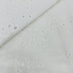Layse Broderi Off White Flores