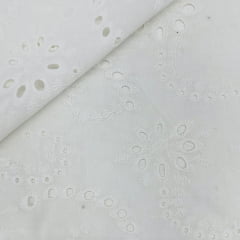 Layse Broderi Off White 