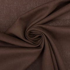 Linho Misto Marrom Café Linho Misto Marrom Café