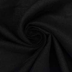 Linho Puro Pesado Preto