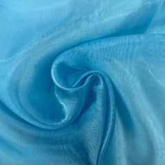 Organza Cristal Azul Turquesa Organza Cristal Azul Turquesa