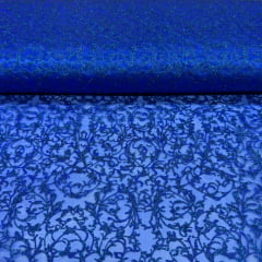 Organza Estampada Azul