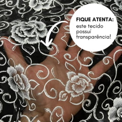 Organza Teia de Aranha Ouro/Prata Dupla Face 