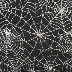 Organza Teia de Aranha prata 